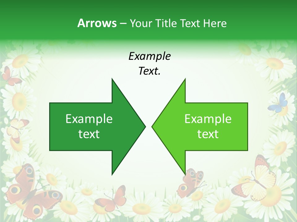Illustration Blossom Grass PowerPoint Template