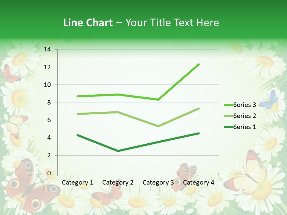 Illustration Blossom Grass PowerPoint Template