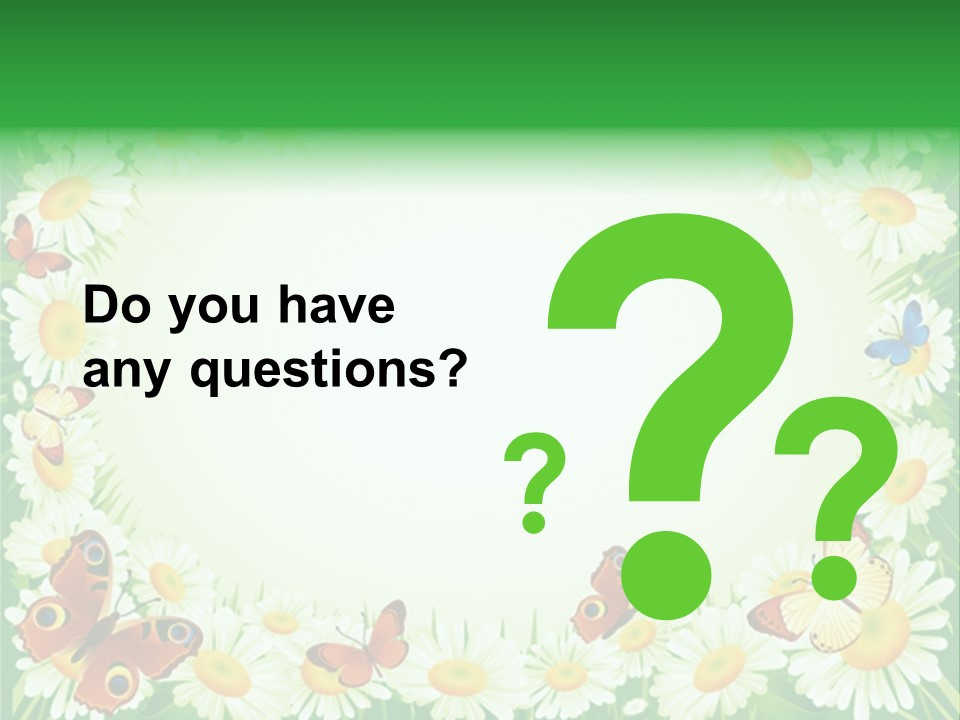 Illustration Blossom Grass PowerPoint Template