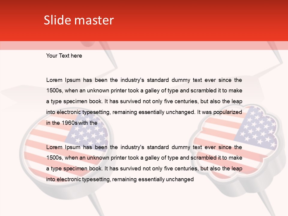 Glossy Stripes Election PowerPoint Template