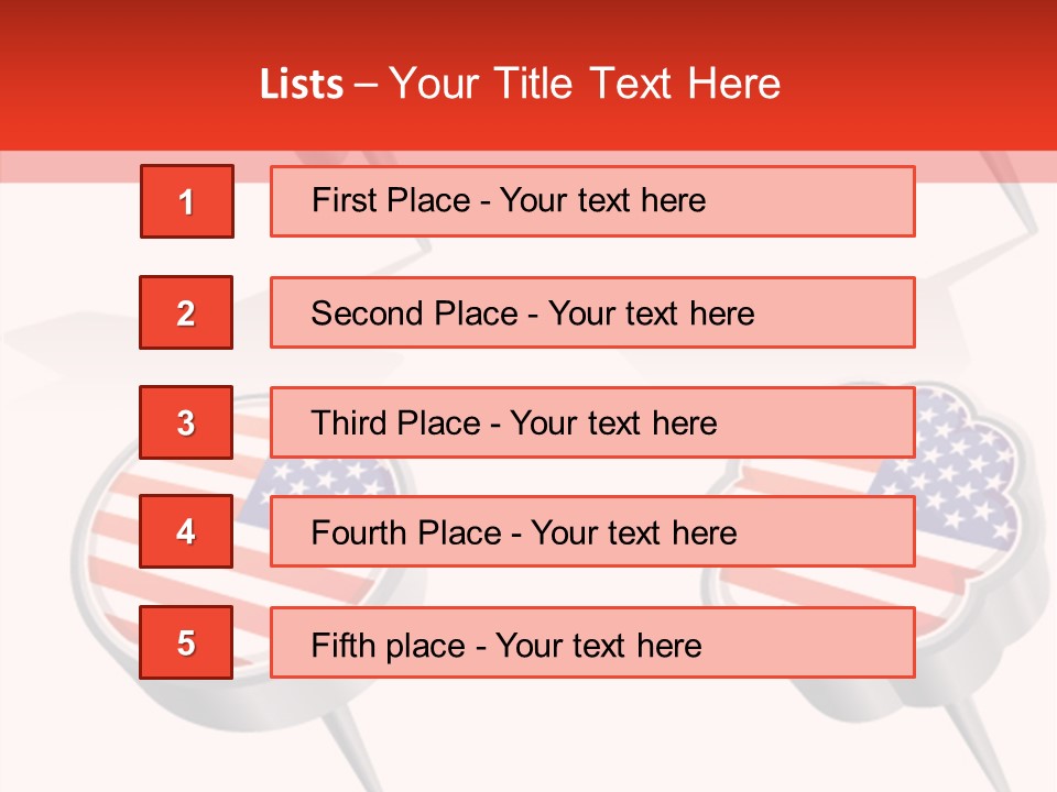 Glossy Stripes Election PowerPoint Template