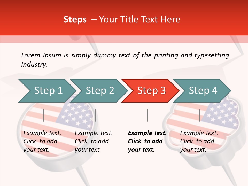 Glossy Stripes Election PowerPoint Template