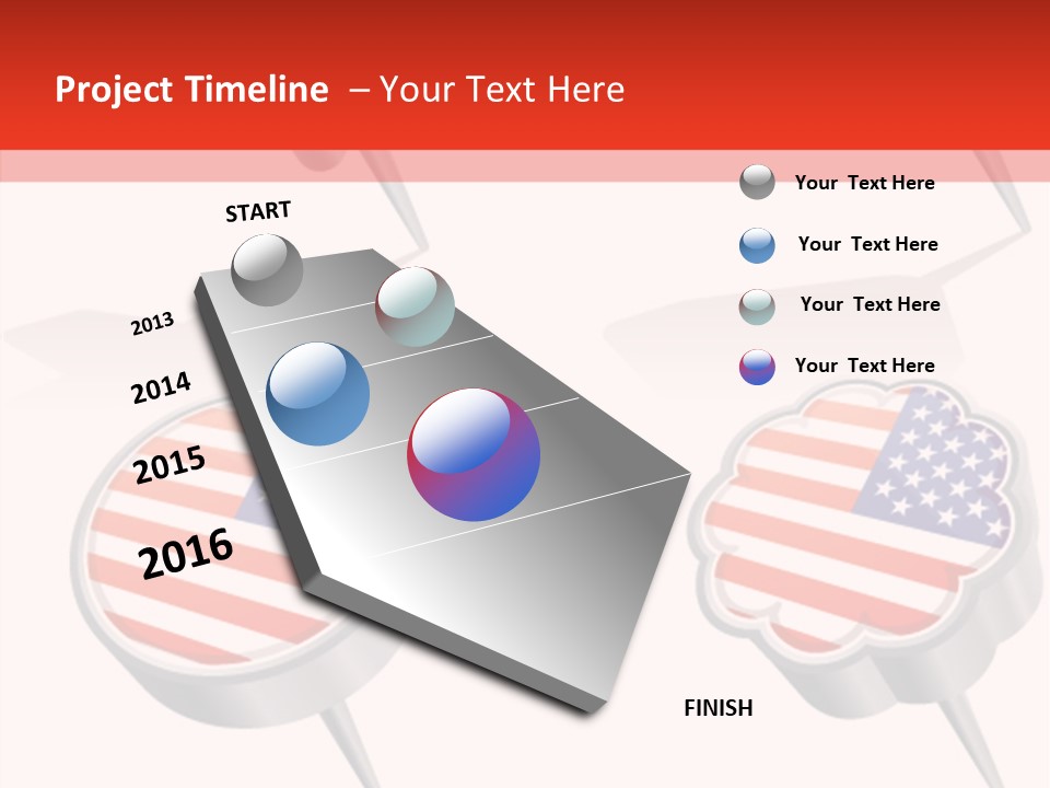 Glossy Stripes Election PowerPoint Template