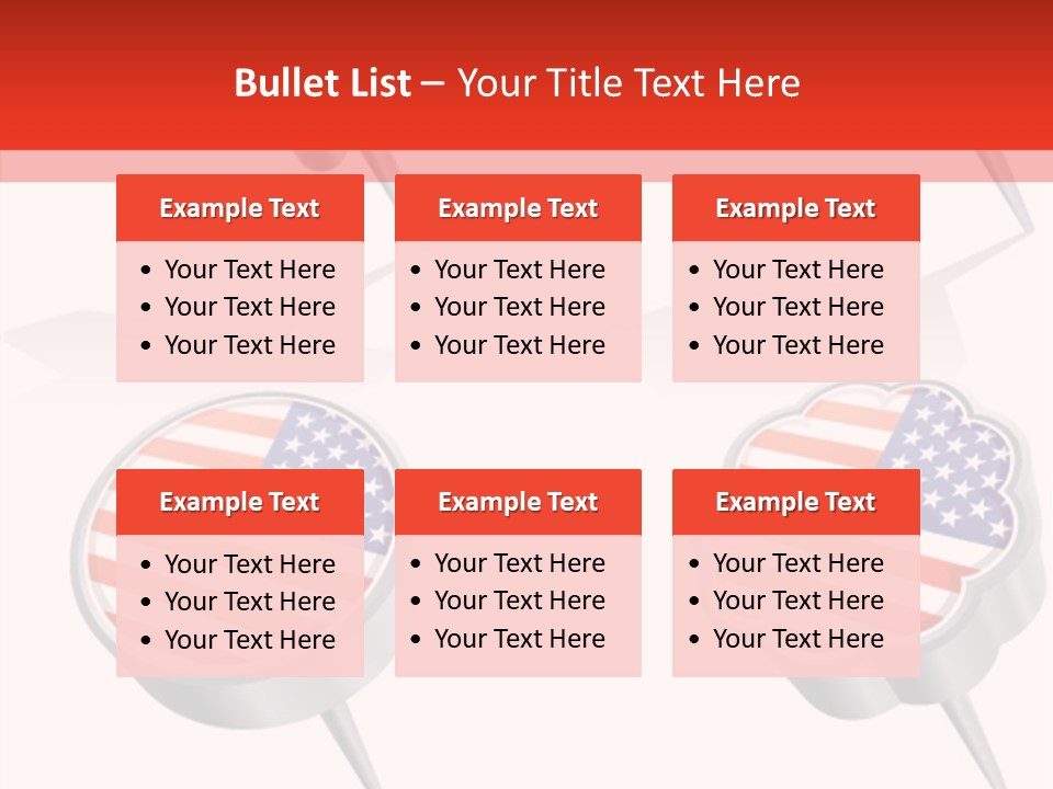 Glossy Stripes Election PowerPoint Template