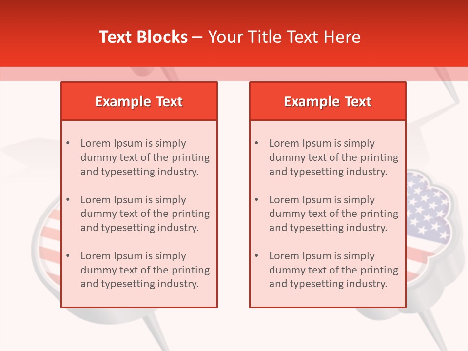 Glossy Stripes Election PowerPoint Template