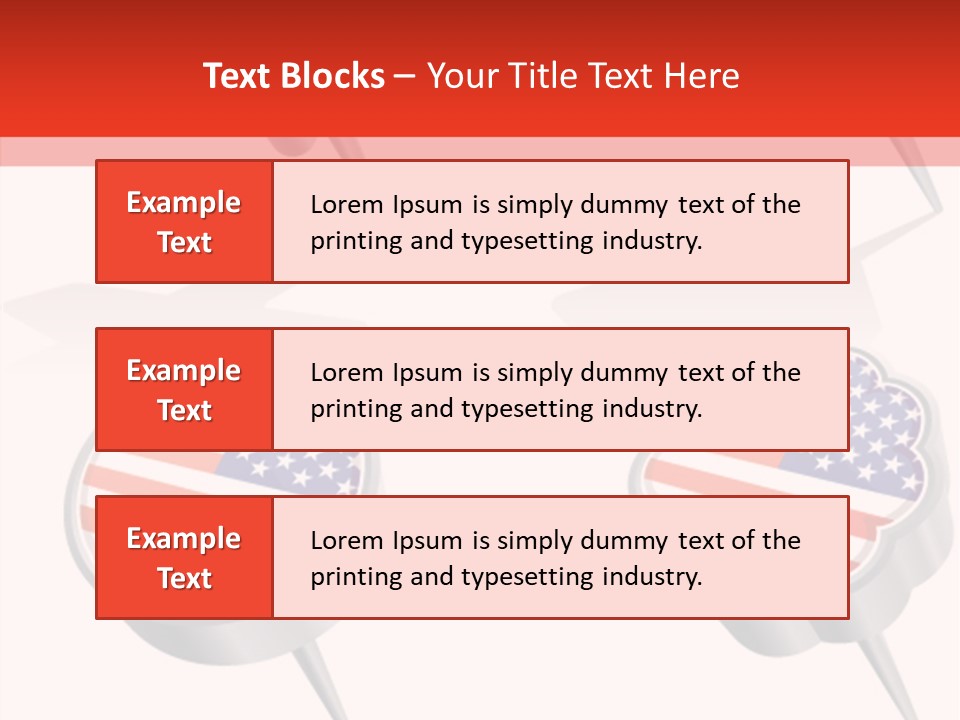 Glossy Stripes Election PowerPoint Template