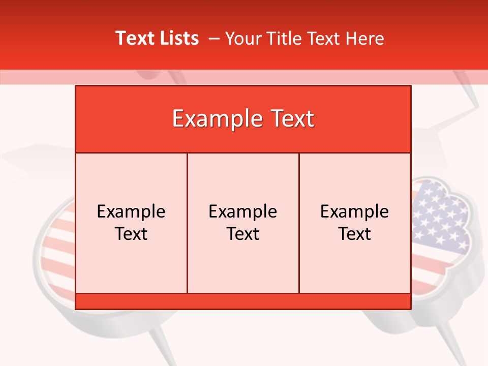 Glossy Stripes Election PowerPoint Template