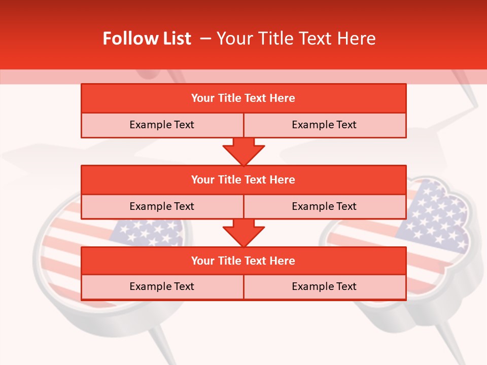 Glossy Stripes Election PowerPoint Template