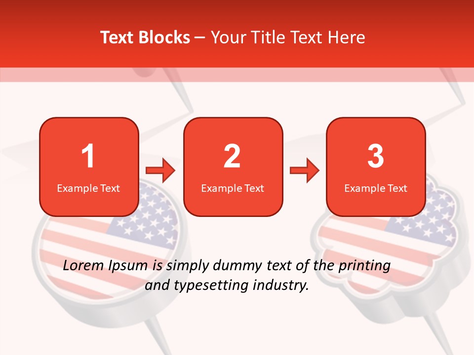 Glossy Stripes Election PowerPoint Template