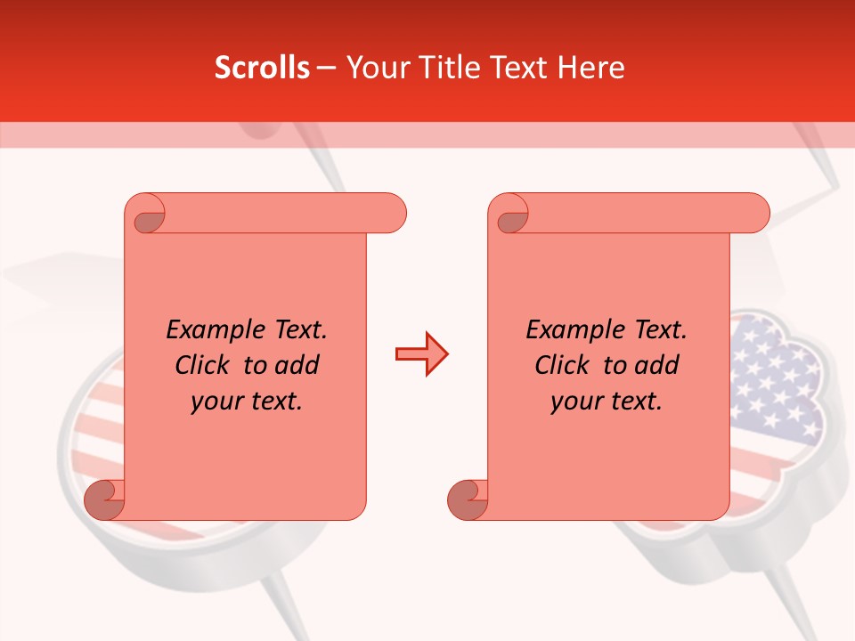 Glossy Stripes Election PowerPoint Template