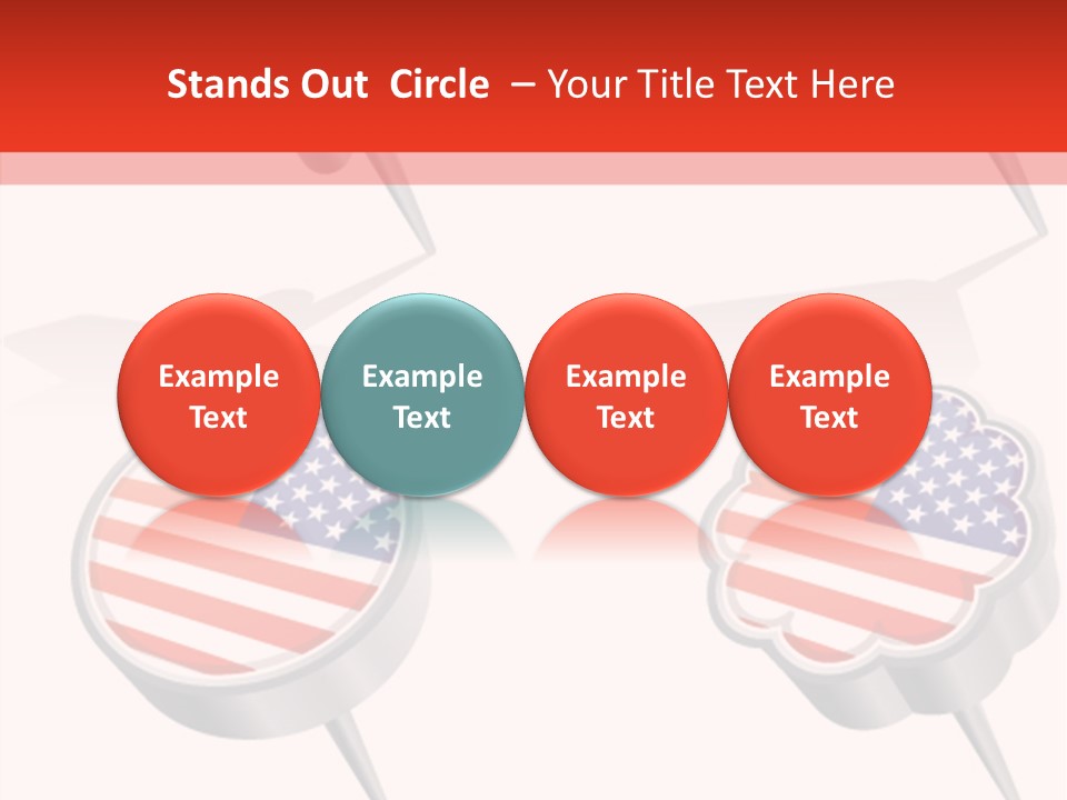 Glossy Stripes Election PowerPoint Template