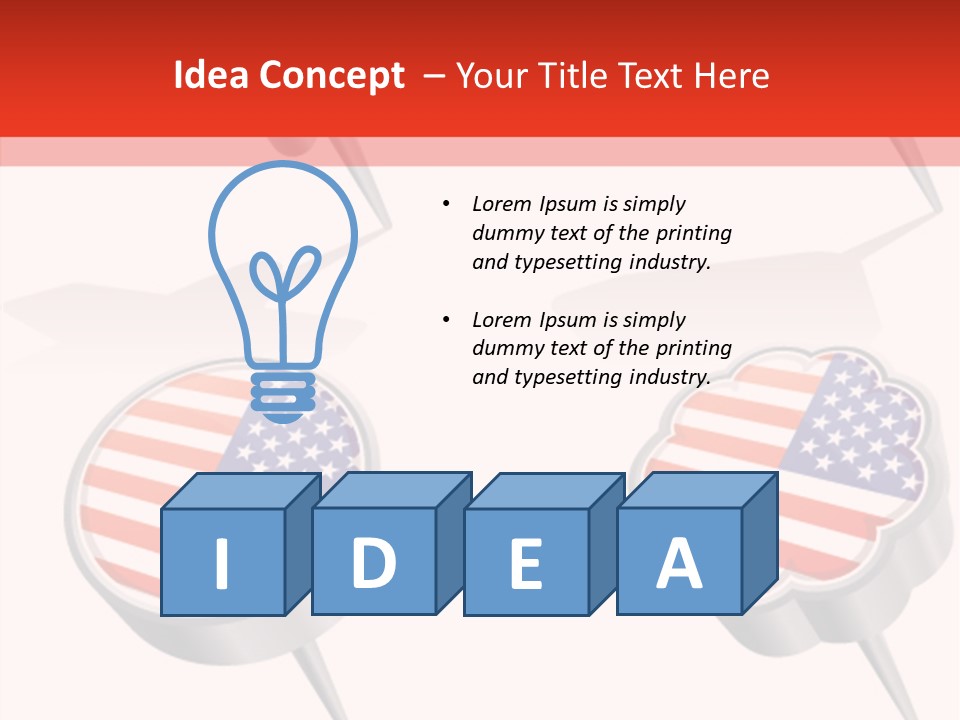 Glossy Stripes Election PowerPoint Template