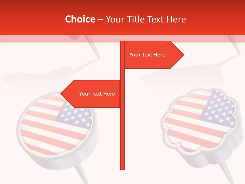 Glossy Stripes Election PowerPoint Template