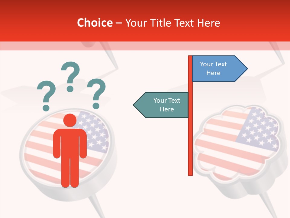 Glossy Stripes Election PowerPoint Template