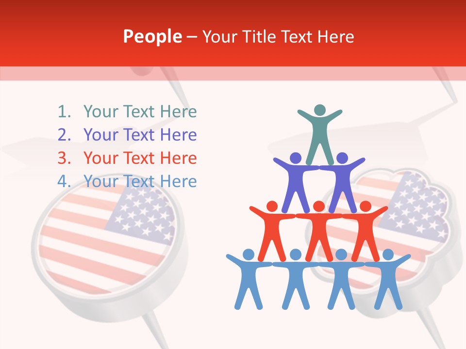 Glossy Stripes Election PowerPoint Template