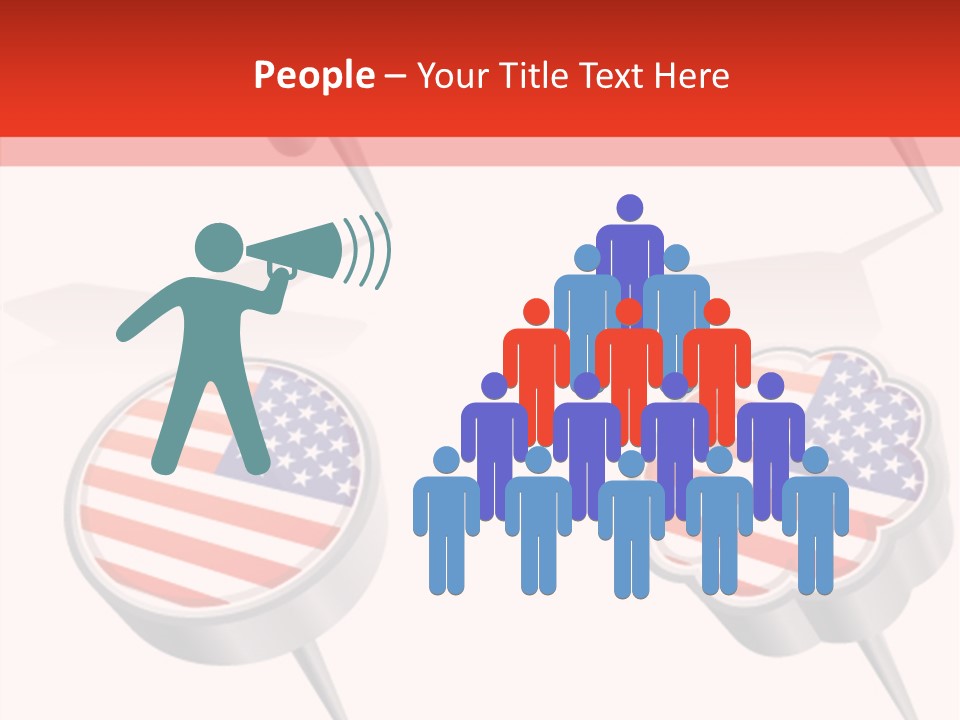 Glossy Stripes Election PowerPoint Template