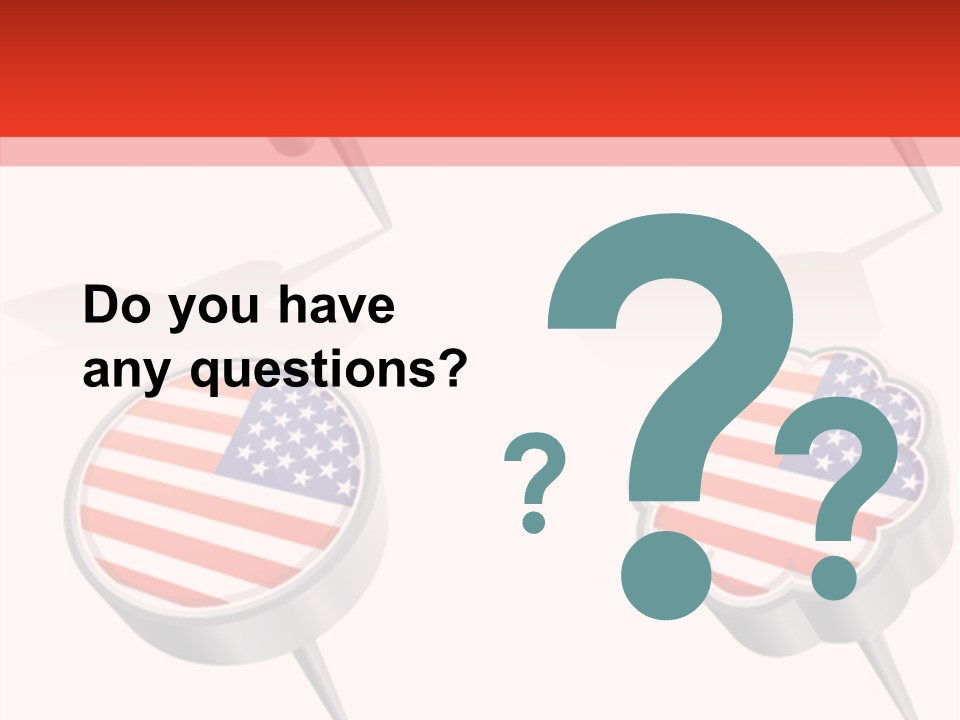 Glossy Stripes Election PowerPoint Template