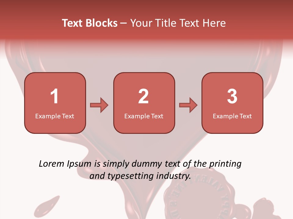 Seal Insurance Mark PowerPoint Template