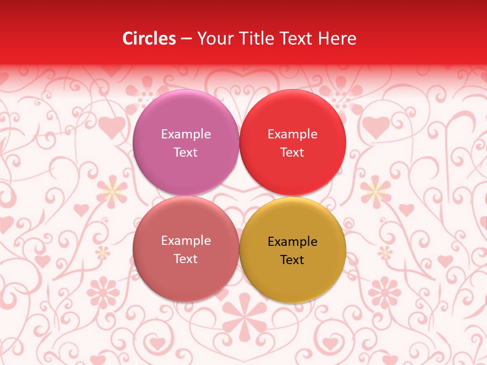 Silhouette Folkart Leaf PowerPoint Template