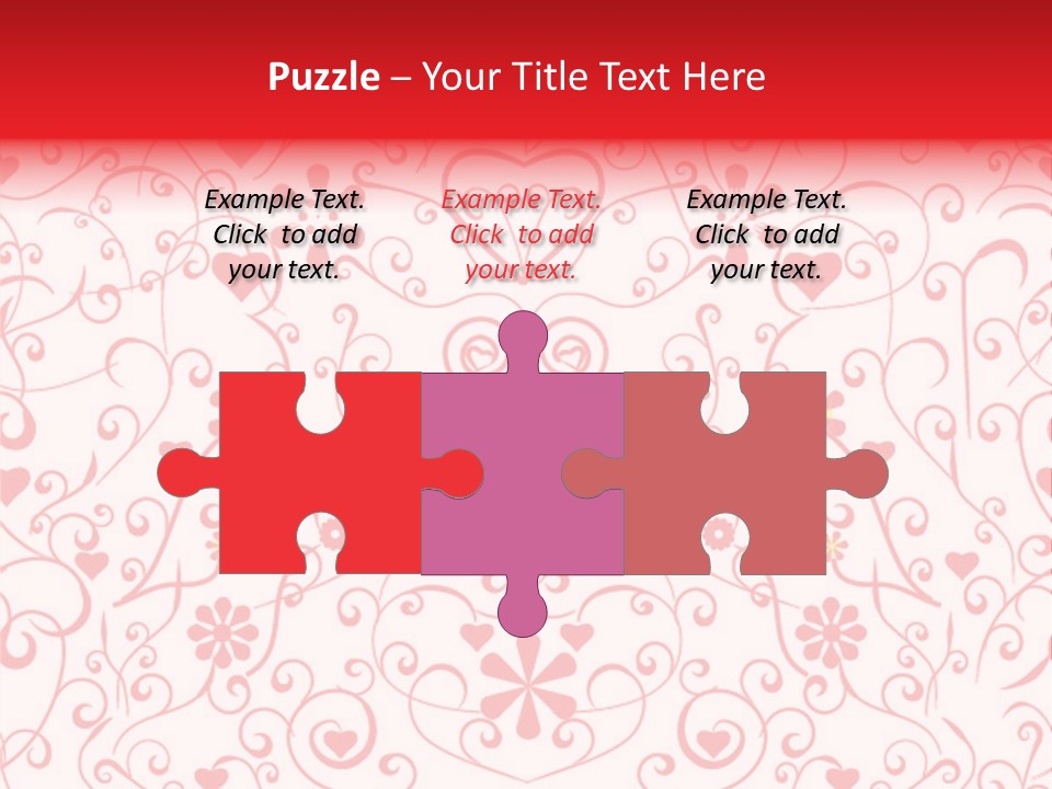 Silhouette Folkart Leaf PowerPoint Template