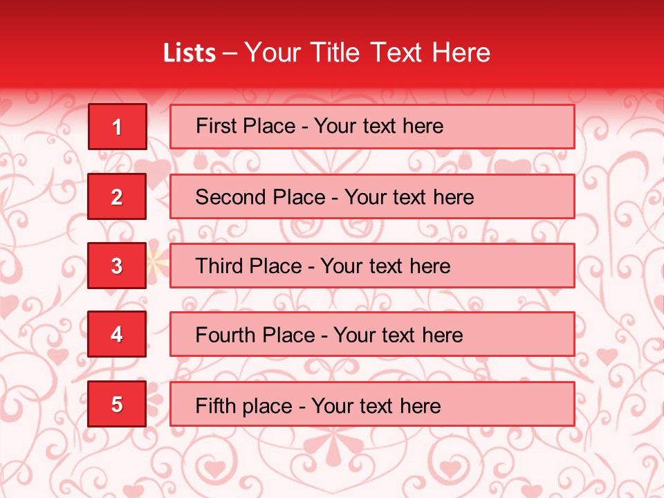 Silhouette Folkart Leaf PowerPoint Template