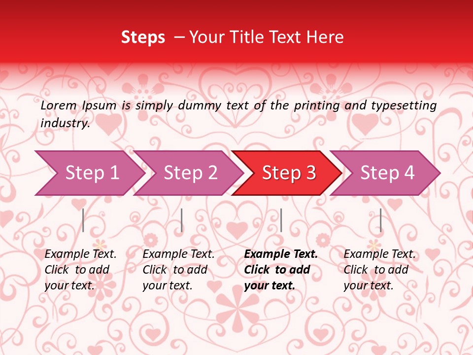 Silhouette Folkart Leaf PowerPoint Template