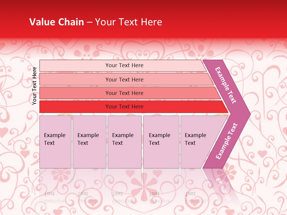 Silhouette Folkart Leaf PowerPoint Template