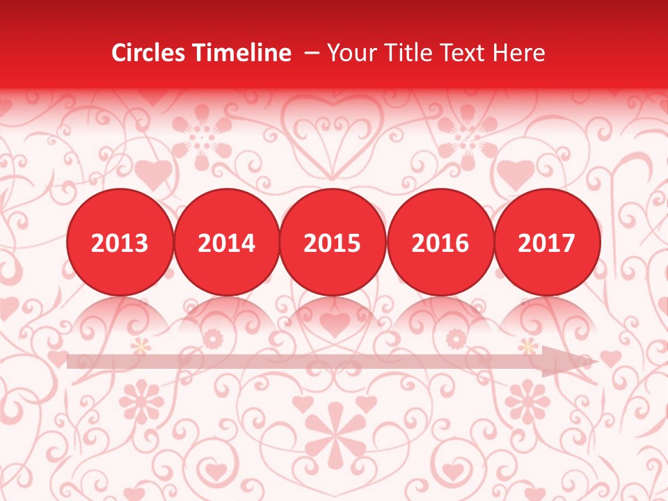 Silhouette Folkart Leaf PowerPoint Template