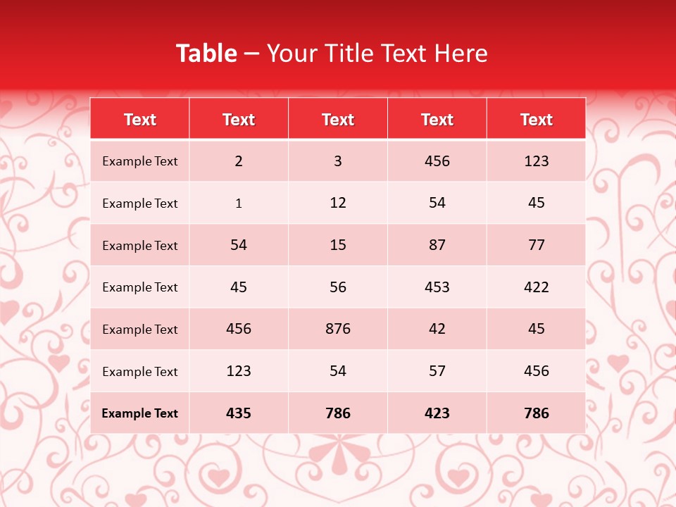 Silhouette Folkart Leaf PowerPoint Template