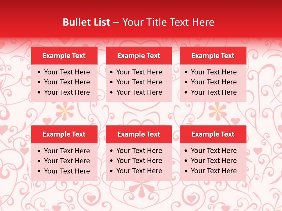 Silhouette Folkart Leaf PowerPoint Template