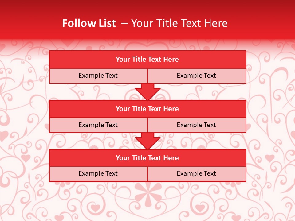 Silhouette Folkart Leaf PowerPoint Template