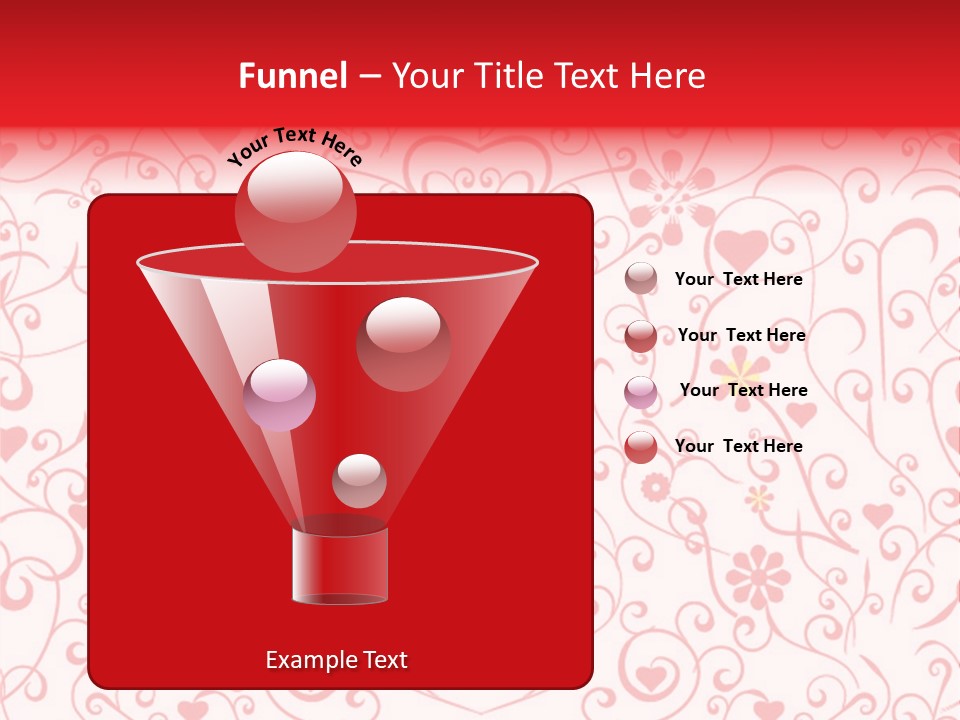 Silhouette Folkart Leaf PowerPoint Template