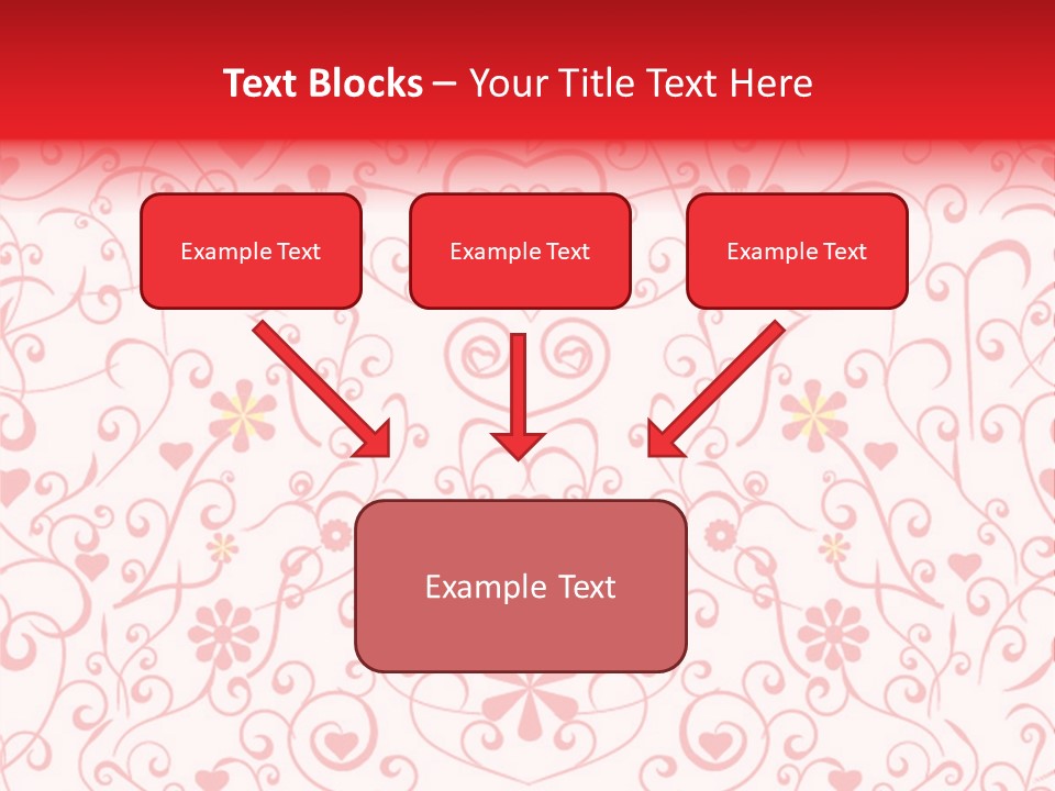Silhouette Folkart Leaf PowerPoint Template