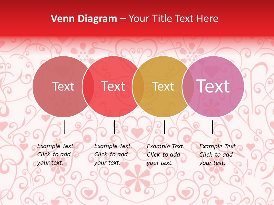 Silhouette Folkart Leaf PowerPoint Template