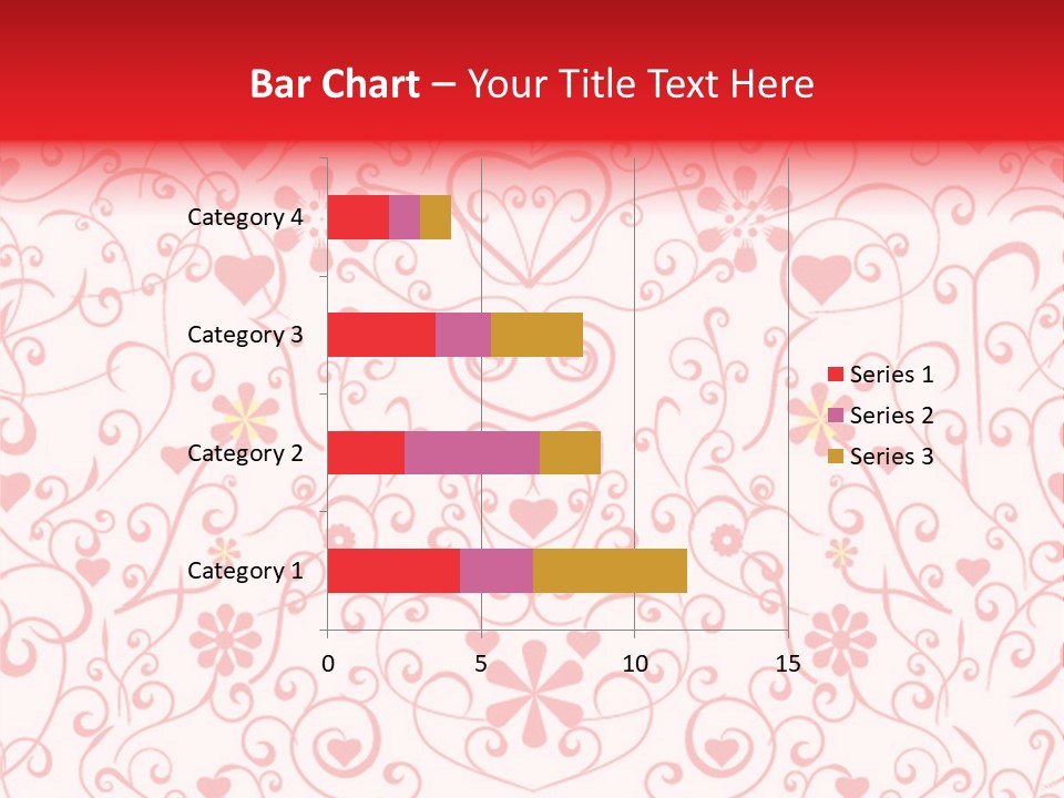 Silhouette Folkart Leaf PowerPoint Template