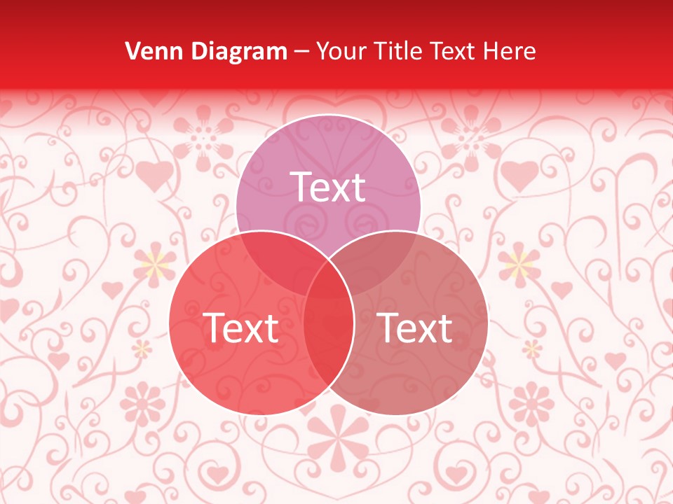 Silhouette Folkart Leaf PowerPoint Template