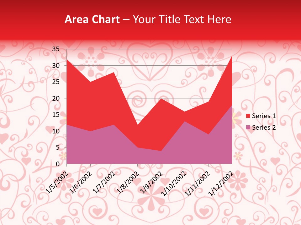 Silhouette Folkart Leaf PowerPoint Template