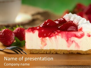 Slice Sweet Cheese PowerPoint Template