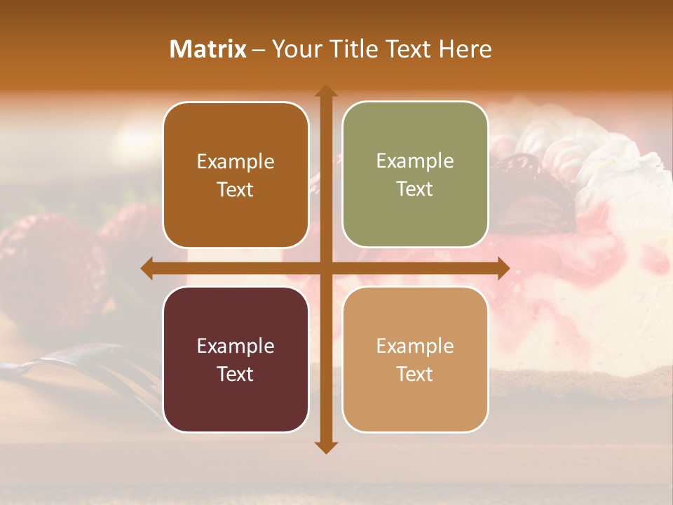 Slice Sweet Cheese PowerPoint Template