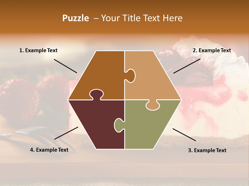 Slice Sweet Cheese PowerPoint Template