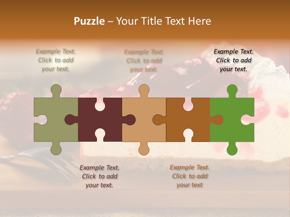 Slice Sweet Cheese PowerPoint Template