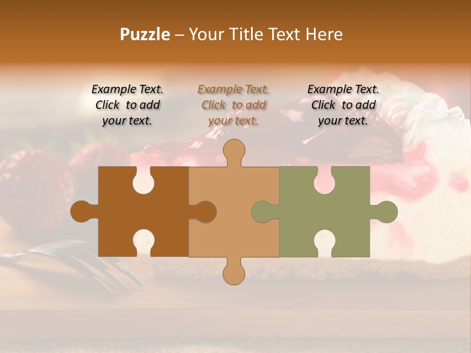 Slice Sweet Cheese PowerPoint Template