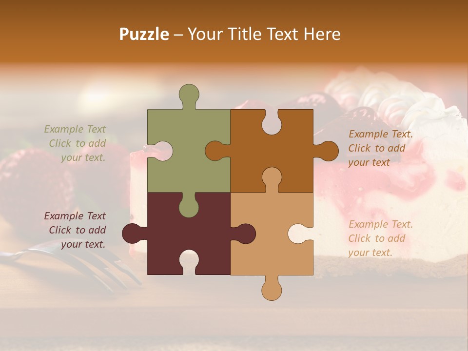 Slice Sweet Cheese PowerPoint Template