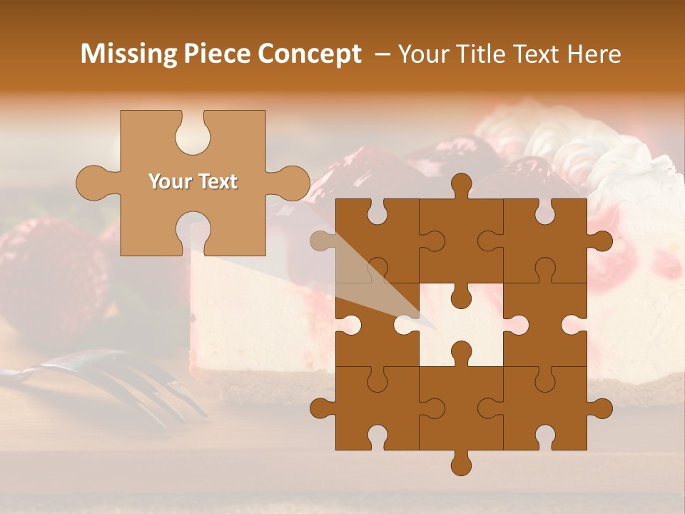 Slice Sweet Cheese PowerPoint Template