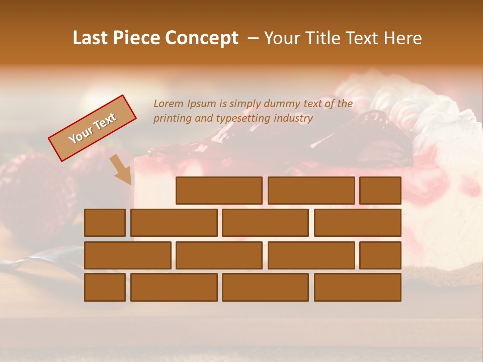 Slice Sweet Cheese PowerPoint Template