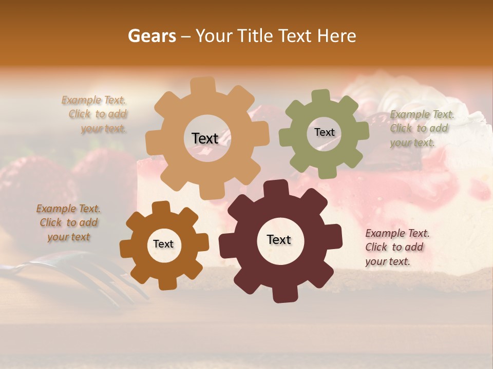 Slice Sweet Cheese PowerPoint Template