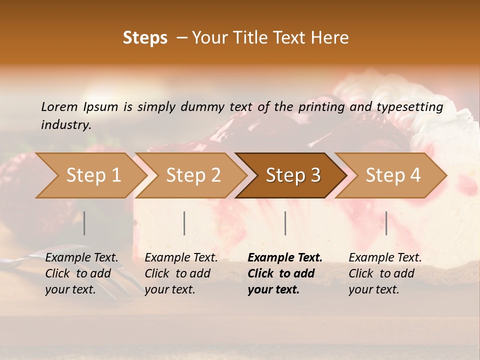 Slice Sweet Cheese PowerPoint Template