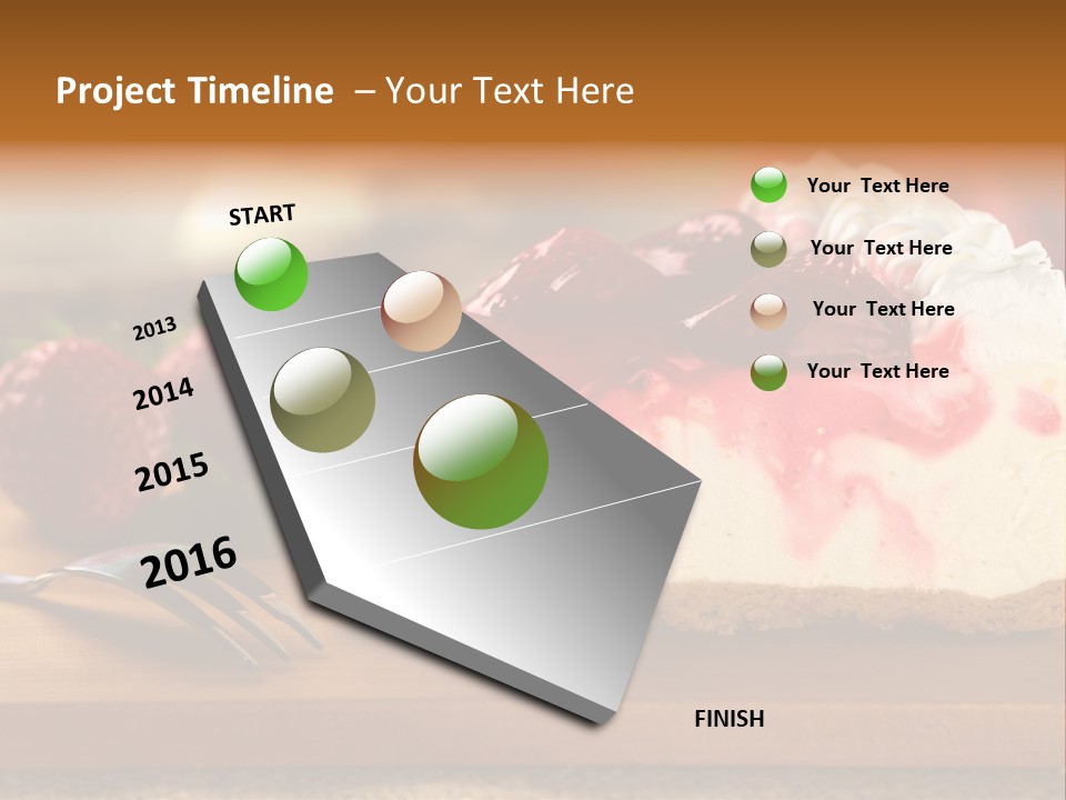 Slice Sweet Cheese PowerPoint Template