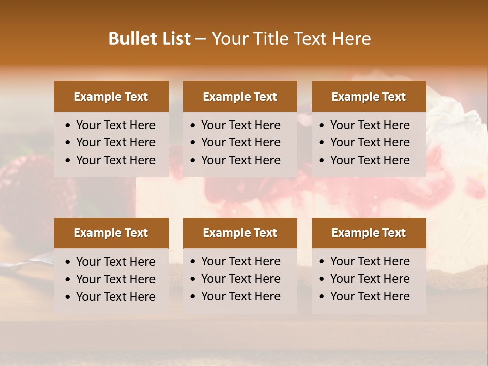 Slice Sweet Cheese PowerPoint Template