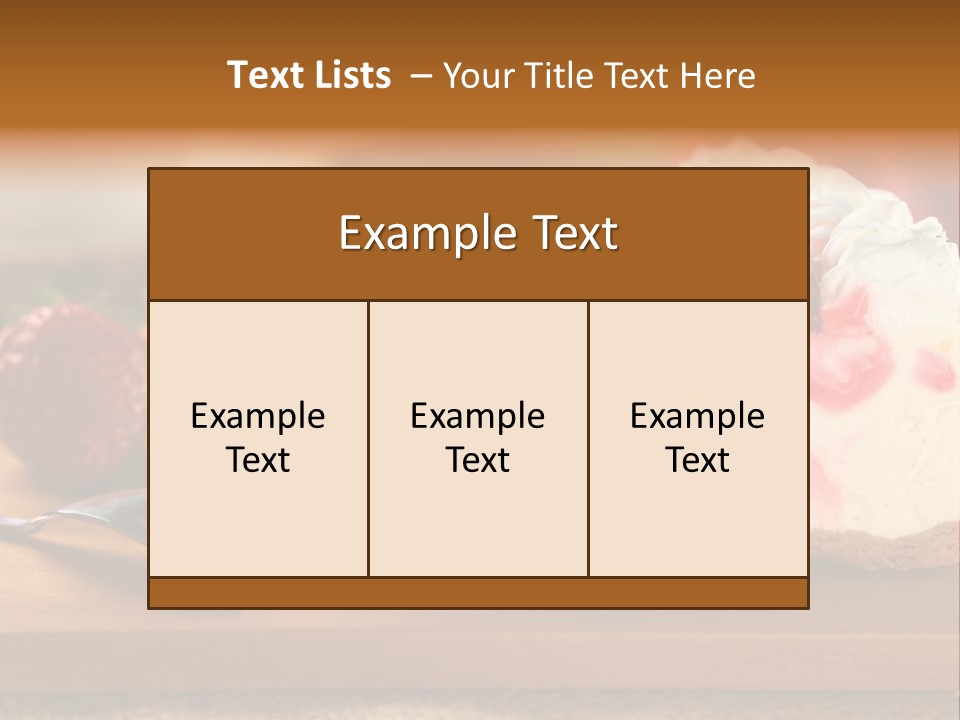 Slice Sweet Cheese PowerPoint Template